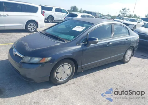 2007 Honda Civic Hybrid from USA, damaged, VIN JHMFA36227S024895